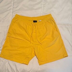 H&M Sunlit Yellow Relaxed Fit Shorts
